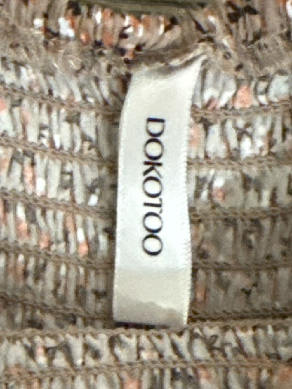 DOKOTOO  Smocked Wide-Leg Floral Jumpsuit in Light Beige - Picture 3 of 5